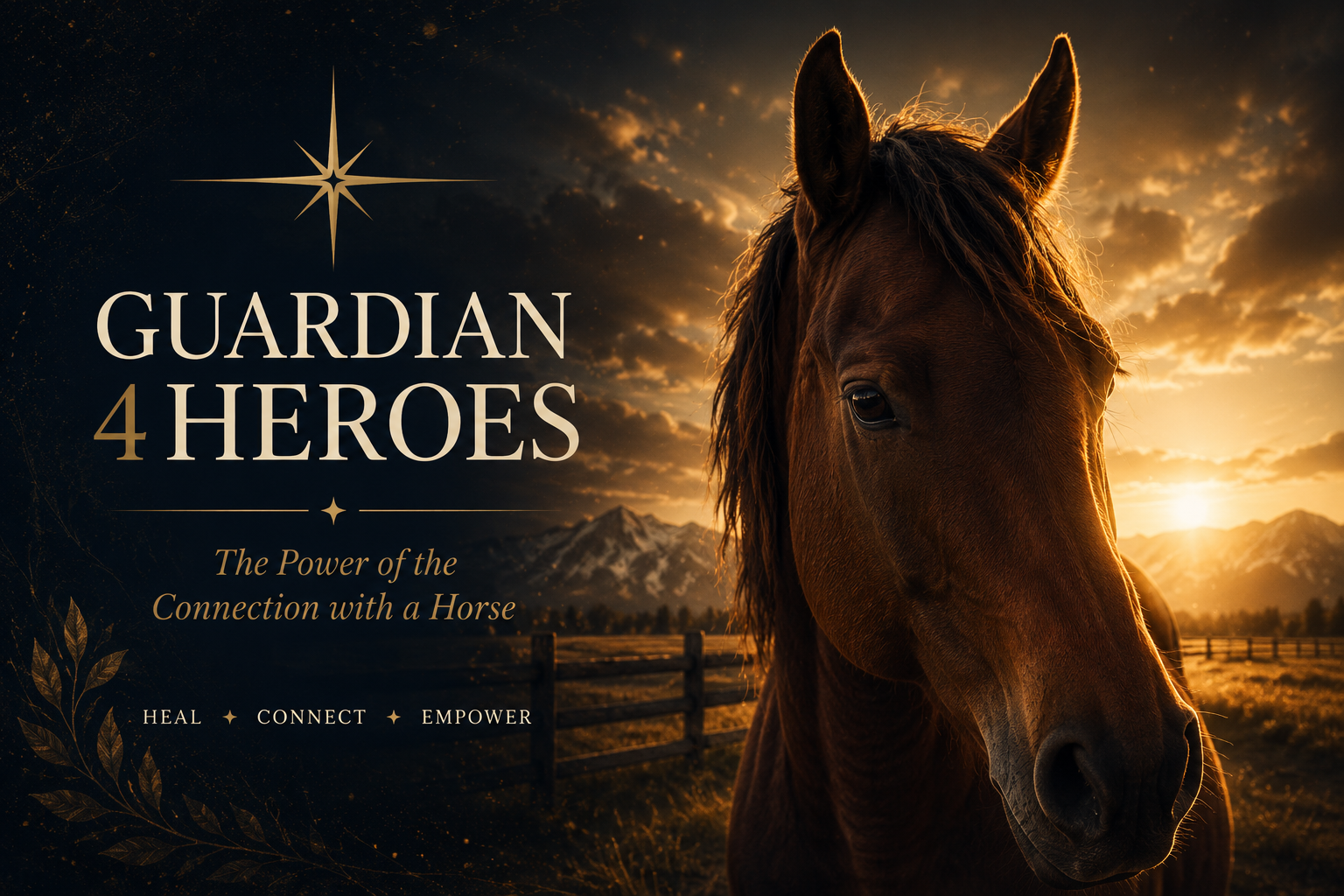 Sara with horse representing Guardian 4 Heroes